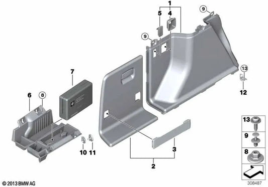 Coperchio Plug per BMW 3 F31 Series, F34 (OEM 51477362167). BMW originale.