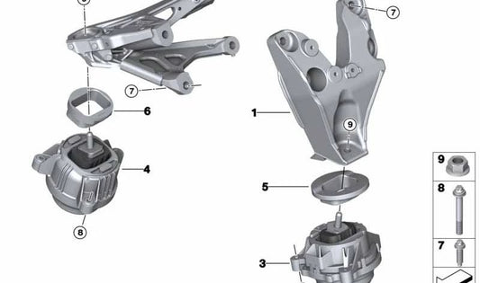 Vite ASA AUTOPERFORANT per BMW 1 F20, F21, serie 2 F87, serie 3 F30, F35, F80, Serie 4 F82, F83, Serie 5 F10, F11 (OEM 07129907250). BMW originale
