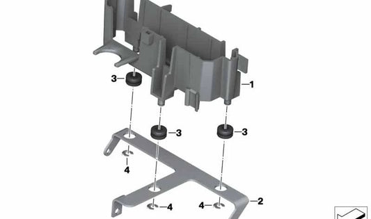 Unidade de controle OEM 6135854879 para BMW Motorrad R Ninenet (RK21), R NNET Pure (RK22), R Ninenet Scrabler (RK23), R Ninenet Racer (RK32) e R Ninenet Urban G/S (RK33). BMW Motorrad original.