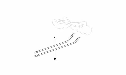 Fuel line for BMW 3 Series E36 (OEM 16112228041). Original BMW