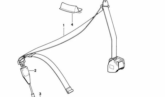 Original OEM 72112292122 protection bar for BMW Z1. Fits all BMW Z1 models.