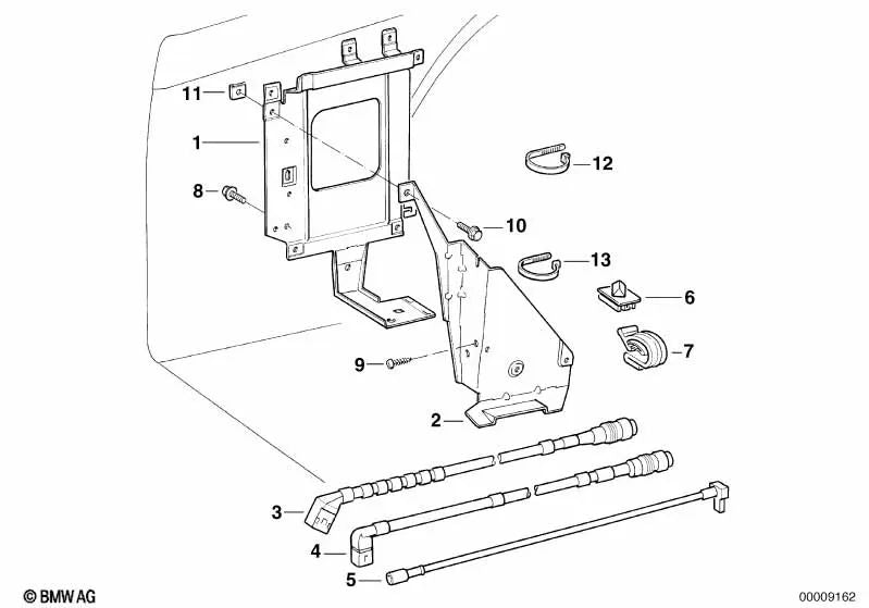 Anschlusskabel für CD -Wechsler für die BMW 7 E38 -Serie (OEM 65128361176). Original BMW