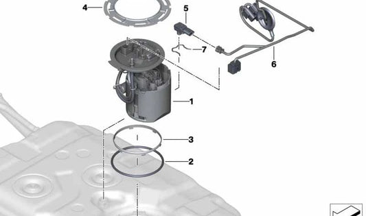 Cable adaptador OEM 16119425917 para BMW X5 G05 xDrive45e. Compatible desde 08/2019 hasta 03/2023. Original BMW.
