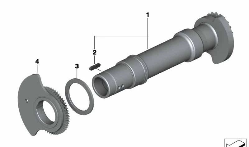 Rondella di arresto OEM 11278530257 per motociclette BMW R1200GS, R1250GS, R1200RT, R1250RT, R1200R, R1250R, R1200RS, R1250RS... e altro ancora. BMW Motorrad originale.