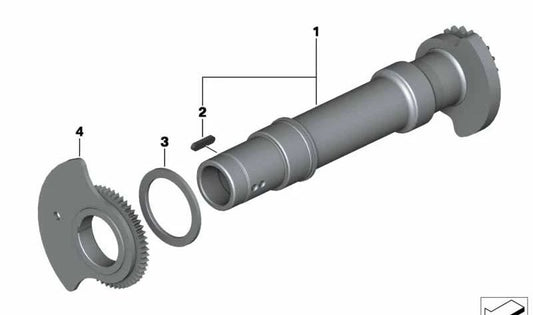 Rondella di arresto OEM 11278530257 per motociclette BMW R1200GS, R1250GS, R1200RT, R1250RT, R1200R, R1250R, R1200RS, R1250RS... e altro ancora. BMW Motorrad originale.