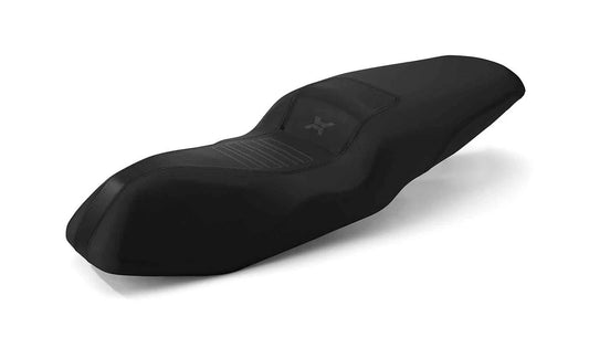 Asiento bajo OEM 77345A0C7E5 para motos BMW C 400 X (K09) 2018-2024. Original BMW Motorrad.