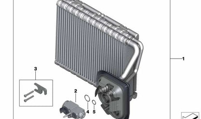 Válvula de expansión aire acondicionado OEM 64119496915 para BMW F90, F90N, G30, G30N, G31, G31N, G38, G38N, G32, G32N, G11, G11N, G12, G12N, F91, F92, F93, G14, G15, G16, F95, F95N, G05, G05N, G18, G18N, F96, F96N, G06, G06N, G07, G07N. Original B