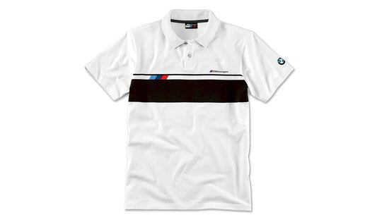 Polo M Motorsport blanco y negro talla XL para BMW. Válido para BMW. Original BMW.