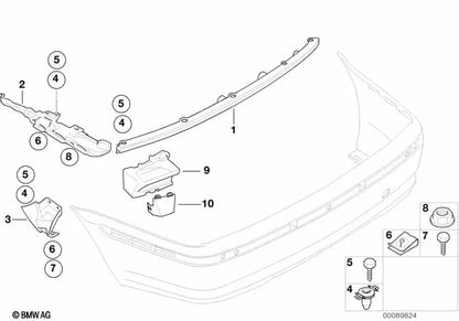 BMW Guide 3 E46 (OEM 51127030615). Original BMW
