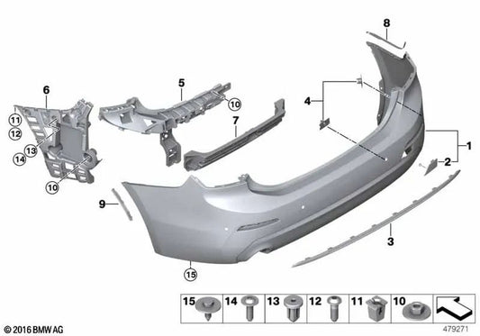 Zierleiste for BMW F52 (OEM 51120050641). Genuine BMW