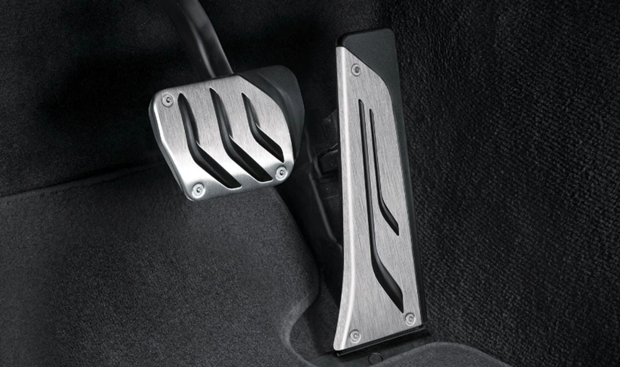 I pedali BMW impostano un cambiamento automatico, in acciaio inossidabile. BMW originale