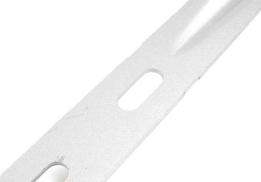 Soporte del sistema de escape OEM 18201437655 para BMW E39 520i, 523i y 528i con motor M52 y cambio automático. Modelos fabricados entre 1995 y 2003. Pieza original BMW.