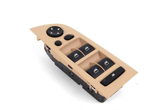 Interruptor elevalunas lado conductor OEM 61319217334 para BMW E90, E91, 316d, 316i. Original BMW.