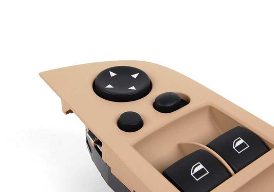 Interruptor elevalunas lado conductor OEM 61319217334 para BMW E90, E91, 316d, 316i. Original BMW.
