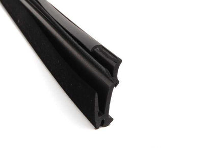 Left window guide OEM 51337033799 for BMW E60, E60N, E61, E61N. Original BMW replacement.