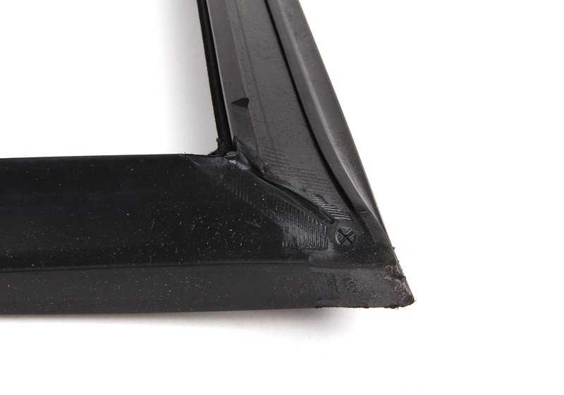 Left window guide OEM 51337033799 for BMW E60, E60N, E61, E61N. Original BMW replacement.