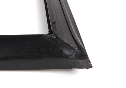 Left window guide OEM 51337033799 for BMW E60, E60N, E61, E61N. Original BMW replacement.