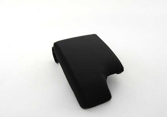 Apoyabrazos parte superior de cuero negro OEM 51168238229 para BMW Serie 3 E46 316i, 318i, 320i... y más. Original BMW.