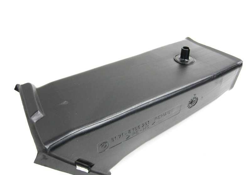 Conducto de aire izquierdo OEM 51718156251 para BMW E36 {316i, 318i, 318is, 320i, 323i, 325i, 325is, 328i, M3, Touring, Coupé, Cabrio, Compact, Berlina}. Original BMW.