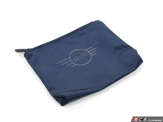 Borsa a tracolla con cerniera MINI Soft Wing indaco/argento OEM 80225B320D5 per MINI. MINI originale.