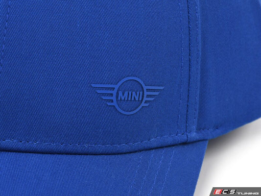 Gorra MINI Car Face Detail azul/índigo talla única 57 cm unisex OEM 80165B320B4 válido para MINI. Original MINI.