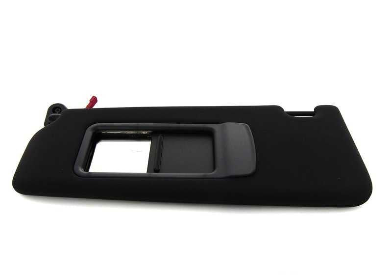 Left fabric sun visor for BMW E92, E92N (OEM 51167960063). Original BMW
