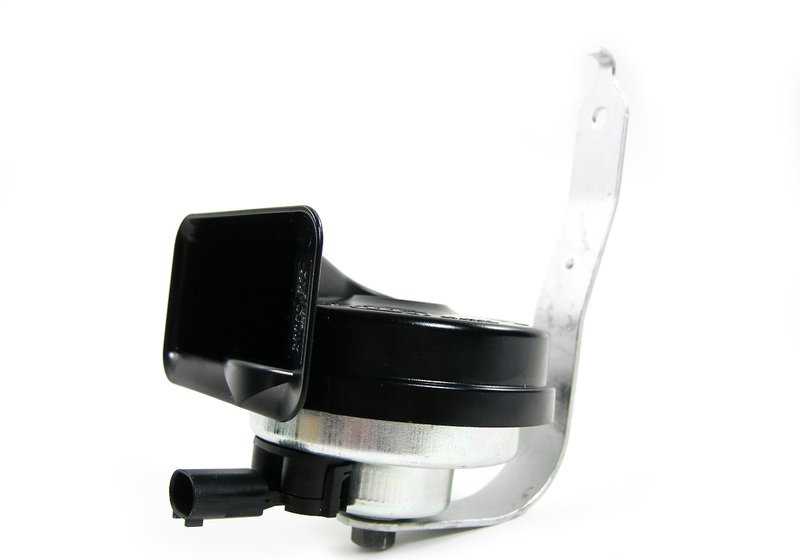 Claxon agudo OEM 61336968442 para BMW E65, E66. Recambio original BMW.