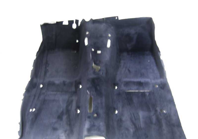 Aislante acústico y protector inferior OEM 51471933411 para BMW Serie 3 E30. Original BMW.