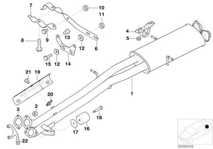 ASA-Schraube for BMW E46, E53 (OEM 27101229717). Genuine BMW.