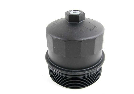 Tapa del filtro de aceite OEM 11427521353 para BMW E60, E61, E63, E64, E65, E66, E53, E70. Original BMW.