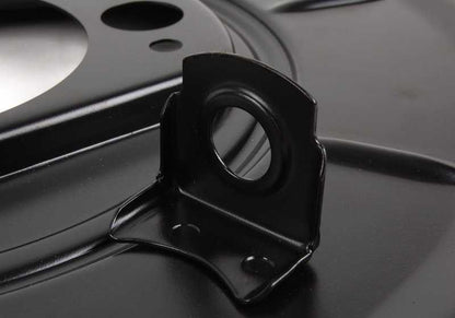 Protector de freno trasero derecho OEM 34212227780 para BMW E34. Pieza original BMW.