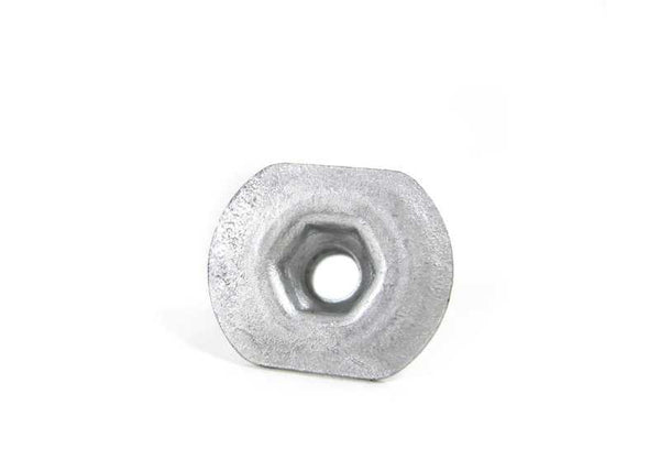 Tuerca hexagonal con brida OEM 07147154227 para BMW E81, E87, E87N, E46, E90, E90N, E92, E92N, E93, E93N, E84. Original BMW.