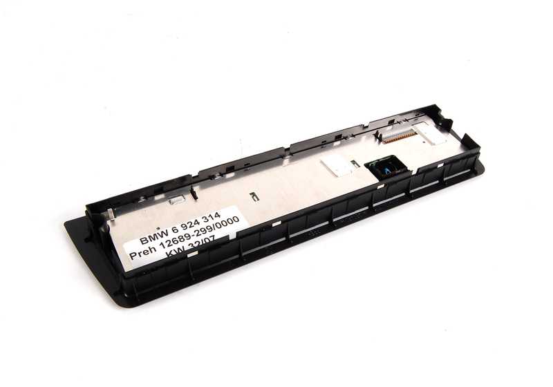 Frontal de control aire acondicionado OEM 64116924314 para BMW X5 E53 3.0d y 3.0i (todos los modelos de 2000 a 2006). Pieza original BMW.