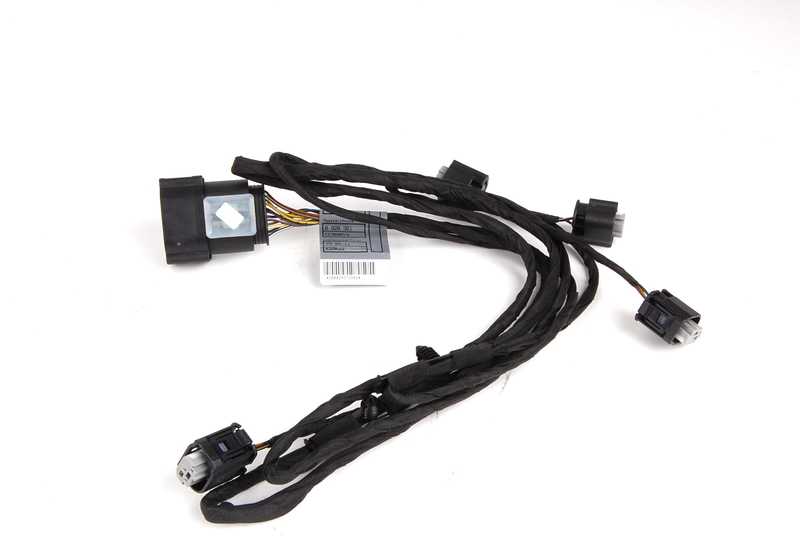 Bumper di cablaggio anteriore OEM 61126928362 per BMW E60, E60N, E61, E61N. Compatibile con i sensori di parcheggio (PDC). BMW originale.