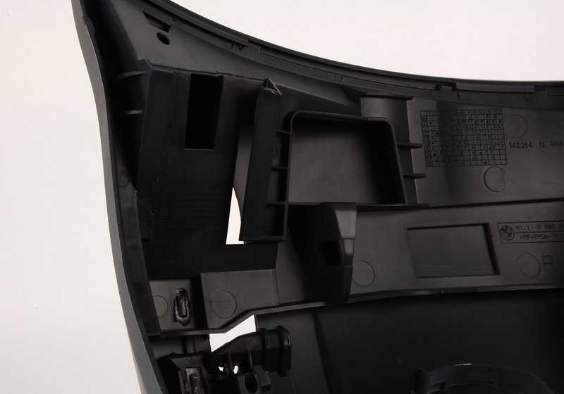 Revestimiento parachoques delantero imprimado para BMW Serie 3 E46 (OEM 51112695245). Original BMW.