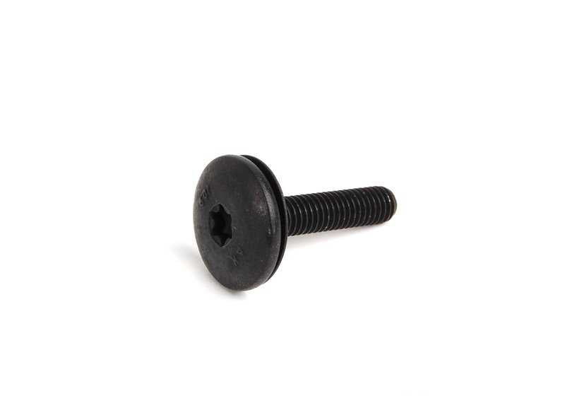 Round screw Isa M6x28 OEM 63127068171 for BMW E60, E61. Original BMW.