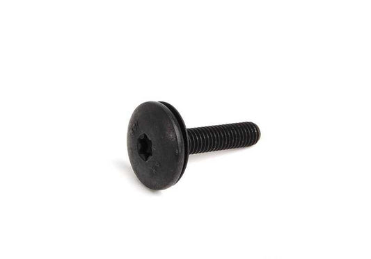 Round screw Isa M6x28 OEM 63127068171 for BMW E60, E61. Original BMW.