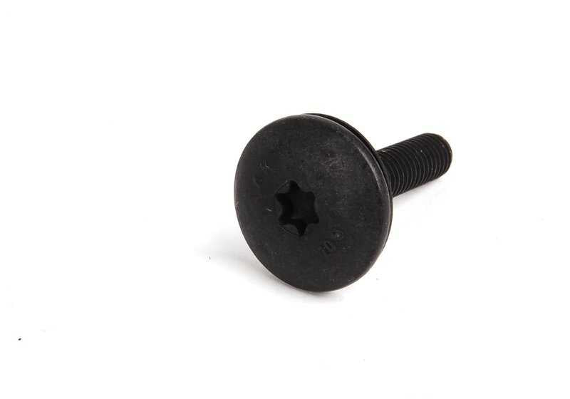 Round screw Isa M6x28 OEM 63127068171 for BMW E60, E61. Original BMW.