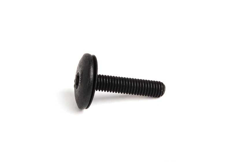Round screw Isa M6x28 OEM 63127068171 for BMW E60, E61. Original BMW.