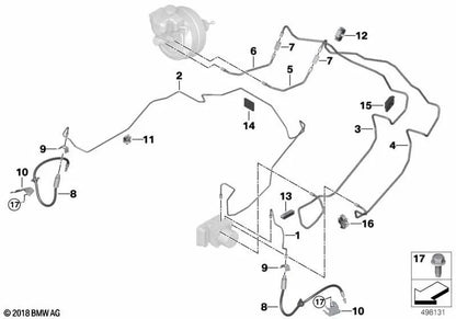 Pipe per BMW Z4 G29 (OEM 34306896777). BMW originale