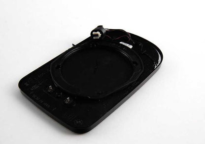 Exterior mirror glass, heated, wide angle, GENTEX for BMW E38 E39. Original BMW
