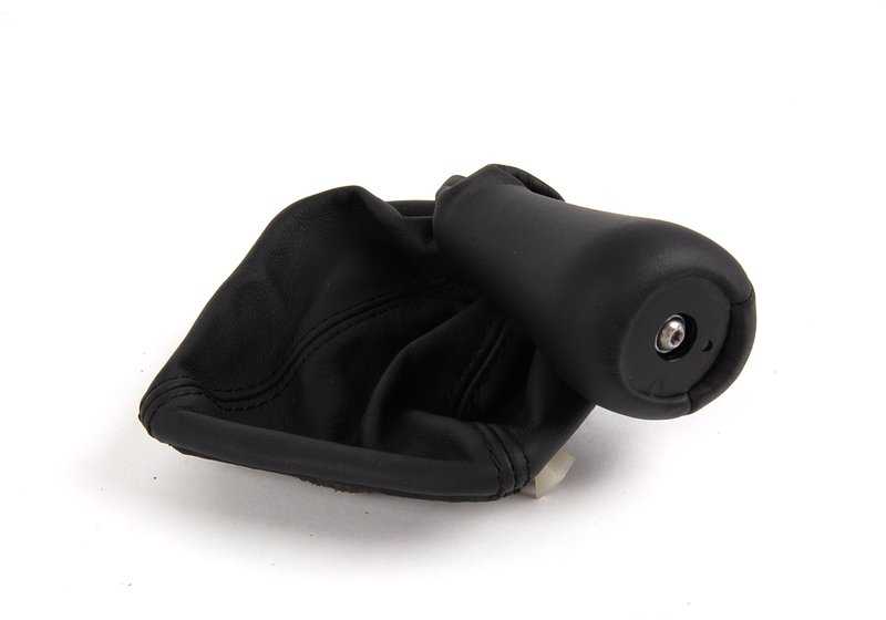 Leather Gear Shift Knob Cover for BMW E30, E23 (OEM 25111221510). Original BMW