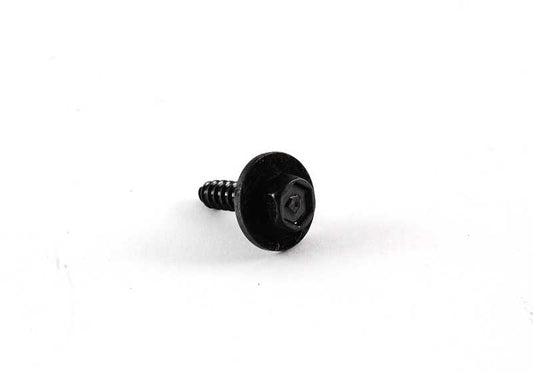 Tornillo de chapa hexagonal OEM 07119904288 para BMW {E82, E36, E90, E91, E92, F30, E39, F07, F10, F11, E38, F01, F02, F04, F39, E83, F25, F26, E53, E70, F15, G05, F85, E71, E72, F16, G06, F86, G07, E85, E86, E89} y MINI {R60, R61}. Original BMW y MI