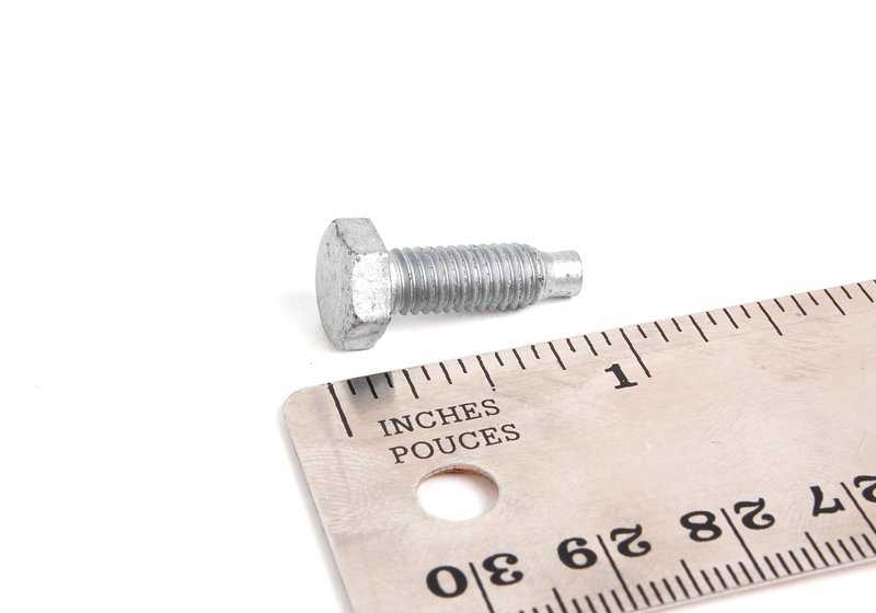 Tornillo hexagonal trasero OEM 18207550888 para MINI R50, R52, R53. Original MINI.