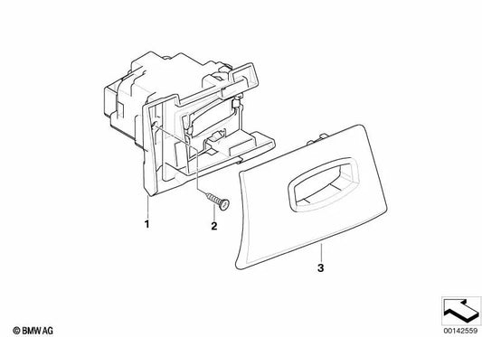 Mischung für den Fernbedienungsschlüssel für BMW E90, E91, E92, E93 (OEM 66126945431). Original BMW