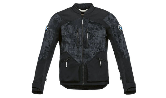 Chaqueta GS Rallye AIR talla 25 negra OEM 76115A80CA0 para motos BMW. Original BMW Motorrad.