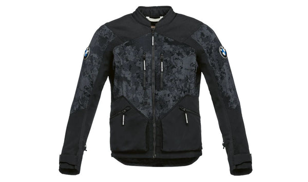 Chaqueta GS Rallye AIR talla 26 negro OEM 76115A80CA1 para motos BMW en verano. Original BMW Motorrad.