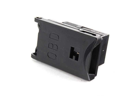Tapa con cuadro toma de corriente OBD OEM 61138373323 para BMW Serie 3 E46, Serie 5 E39, Serie 7 E38, X5 E53, X5 F15, X6 F16... y más. Original BMW.