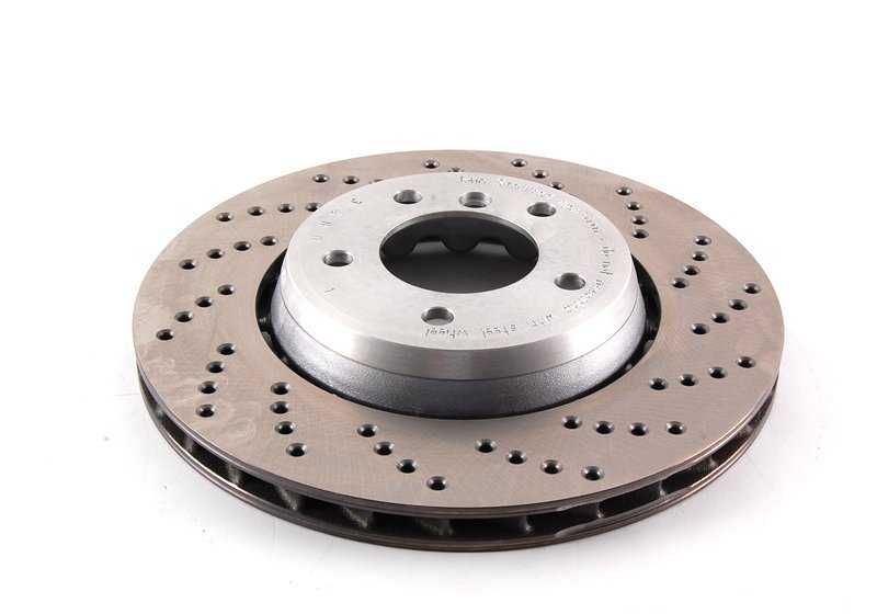 17 inch sport brake disc for BMW 3 Series E46, Z4 E85, E86 (OEM 34112282872). Original BMW