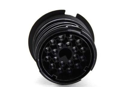 Conector de diagnóstico OEM 12521711218 para BMW E30, E36, E46, E28, E34, E39, E24, E32, E38, E31, E53, F15, F85, F16, F86, Z3. Original BMW.